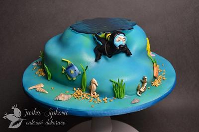 Diver Cake - Cake by JarkaSipkova