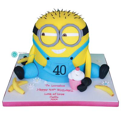 Who said minions are for kids? - Cake by Boutique Cakery