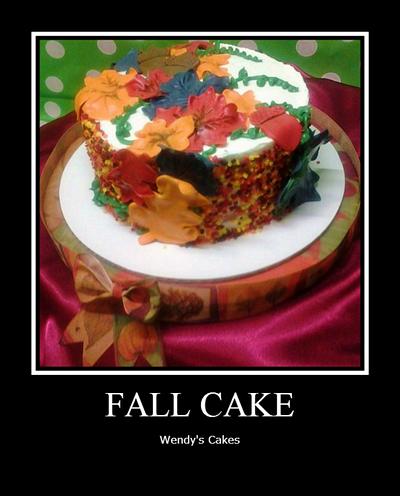 Fall Cake - Cake by Wendy Lynne Begy