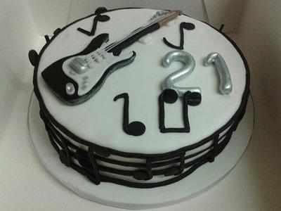 guitar cake - Cake by nicola