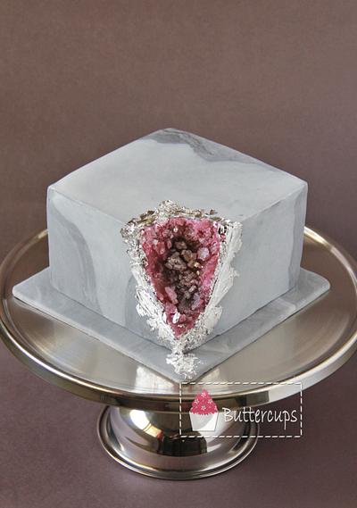 Marble Geode - Cake by Lubna Gafoor