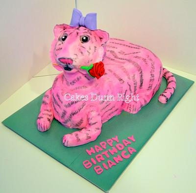 Pink Tiger - Cake by Wendy