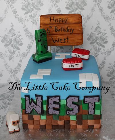 minecraft cake! - Cake by The Little Cake Company