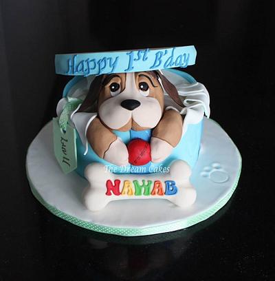 Puppy's first birthday - Cake by Ashwini Sarabhai