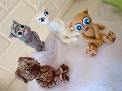 Talking Pets Cake Toppers - Cake by Kathy Cope