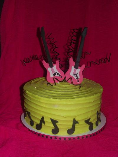Rocker Girl Birthday Cake! - Cake by Jacque McLean - Major Cakes