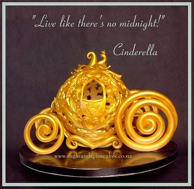 Cinderella's Carriage  - Cake by Mel_SugarandSpiceCakes