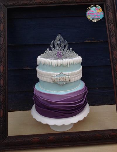 Frozen Princess - Cake by MrsSunshinesCakes