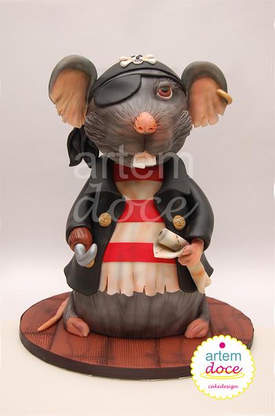Pirate Mouse - Cake by Margarida Guerreiro