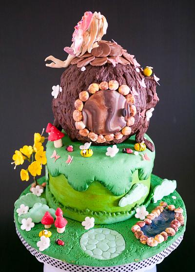 woodland Fairy House  - Cake by Veenas Art of Cakes 