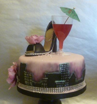 SATC - The Cake - Cake by Essentially Cakes