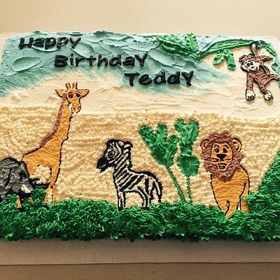 Vegan animal cake  - Cake by Live Love n Bake 
