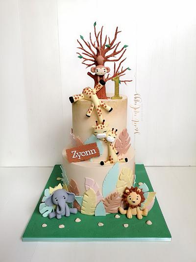 Safari Wonderland - Cake by Lulu Goh