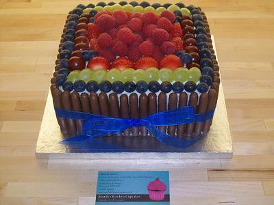 Fruit Celebration Cake - Cake by Mandy Morris