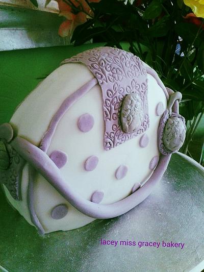 'designer handbag' first attempt - Cake by kimberly Mason-craig