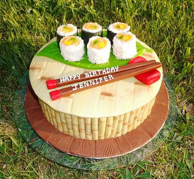 Sushi Cake  - Cake by Joyce Nimmo