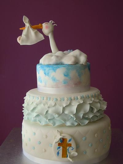 Flying stork <3 - Cake by Caterina Fabrizi
