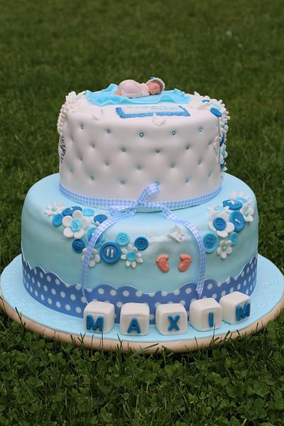 Maxim´s christening cake - Cake by Lucya 