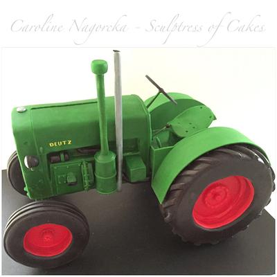 Deutz Tractor Cake - Cake by Caroline Nagorcka
