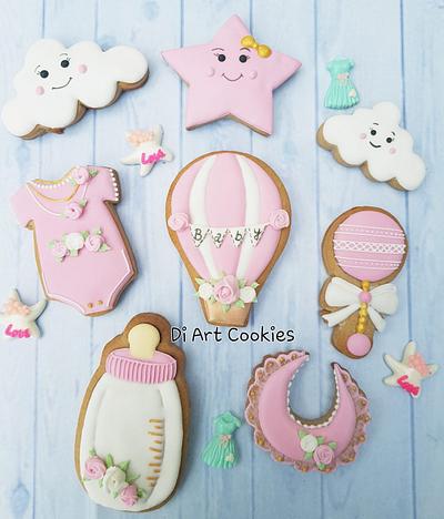 Baby shower cookies  - Cake by Di Art Cookies 