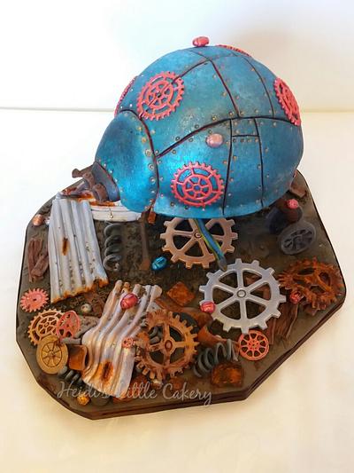  Steam punk junk yard beetle - Cake by Heidi's little cakery