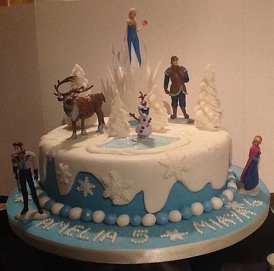 Disneys frozen cake - Cake by Sugarnanna