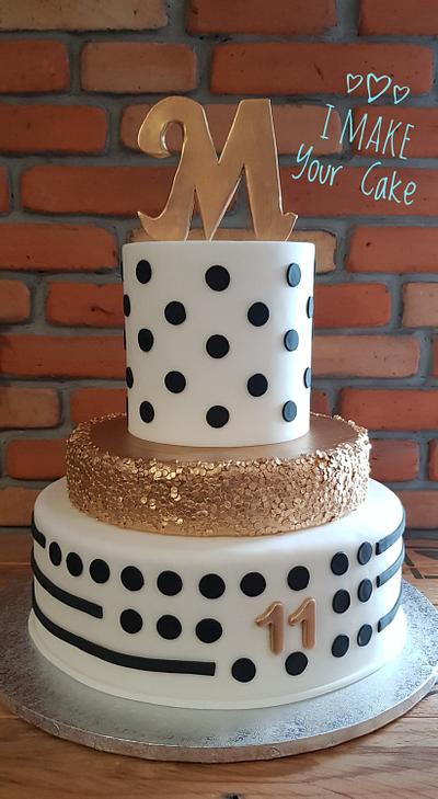 Gold - Cake by Sonia Parente