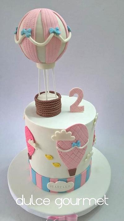 Hot air baloon for Isabella - Cake by Silvia Caballero