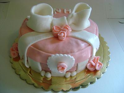 Gift box cake  - Cake by Dora Th.