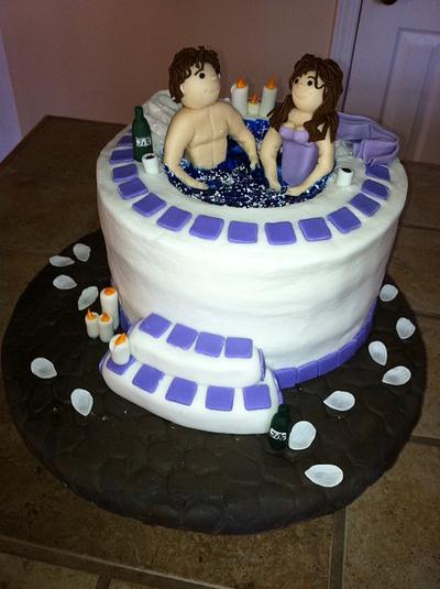 Hot tub cake - Cake by Tetyana