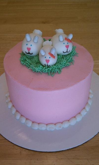 Bunny Babyshower - Cake by sabrinas sweet temptations