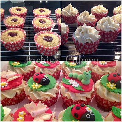 Ladybird cupcakes - Cake by Jackie's Cakery 