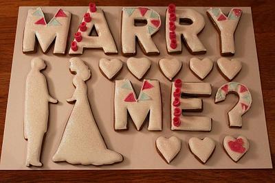 Marry Me Cookies - Cake by Strawberry Lane Cake Company