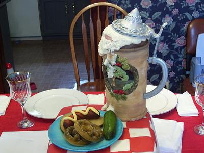 Father's Day Beer Stein - Cake by Linda Wolff