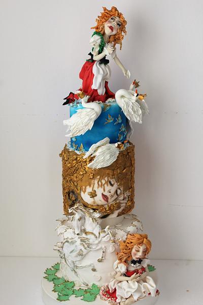 Children's  Classic Book Sweet Collab - The Wild Swans - Cake by N SUGAR ART