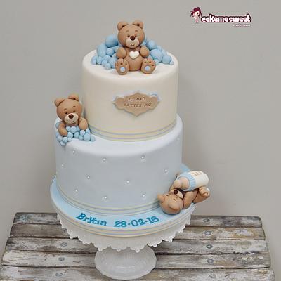 Teddy in the clouds  - Cake by Naike Lanza