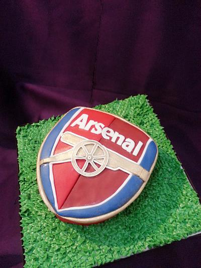 Arsenal Cake - Cake by Grazie cake and sugarcraft studio
