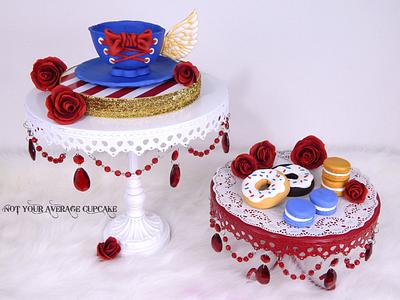 American Beauty Tea Glam - Cake by Sharon A./Not Your Average Cupcake