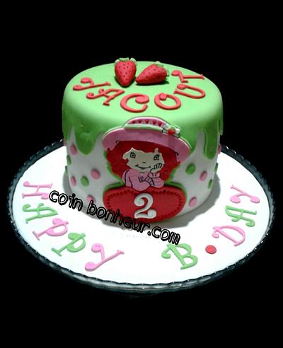 Charlotte aux fraises - Cake by Cake design by coin bonheur