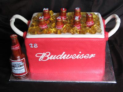 Budweiser cake - Cake by Jana Cakes
