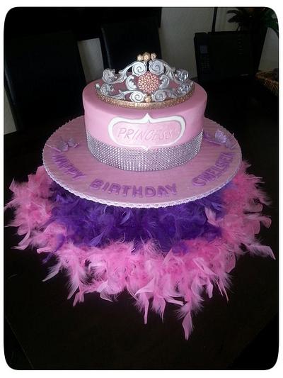 Princess crown cake - Cake by Katrina's Cupn Cakes