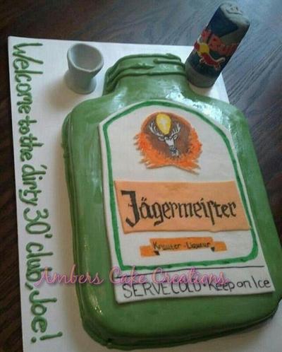 Jagerbomb cake - Cake by amber hawkes