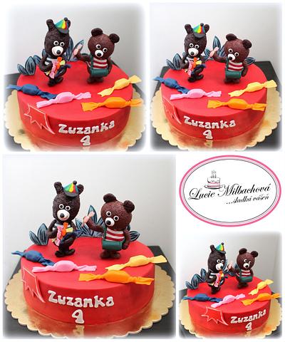 Teddy bears from the Czech fairy tale - Cake by Lucie Milbachová (Czech rep.)