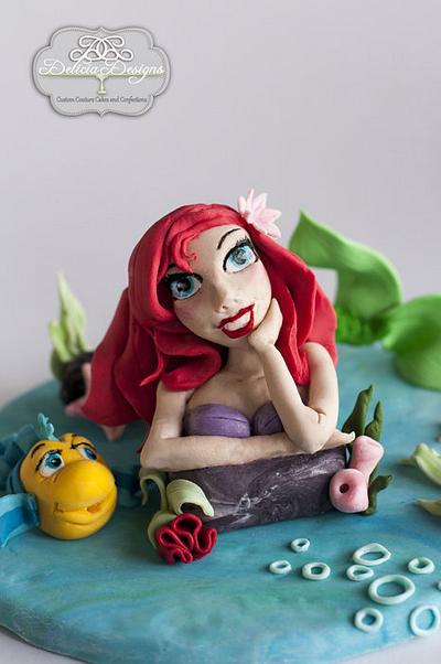 Little Mermaid - Cake by Delicia Designs