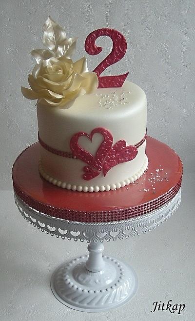 K výročí svatby - Cake by Jitkap