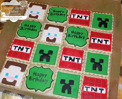 Minecraft Cookies - Cake by Sugar Sweet Cakes