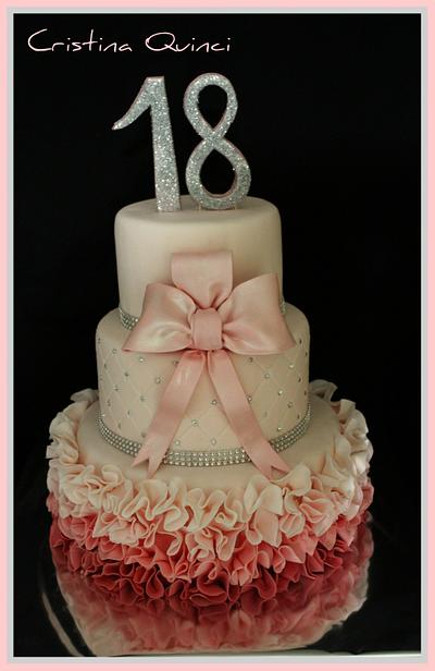 Pink cake - Cake by Cristina Quinci