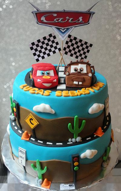 Cars Cake - Cake by Paladarte El Salvador