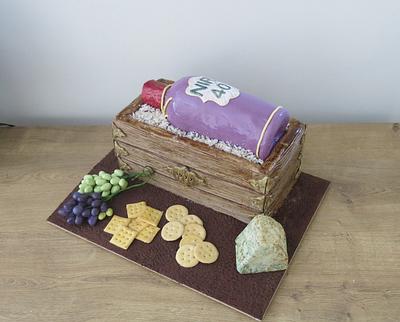 Wine Chest Cake - Cake by The Garden Baker
