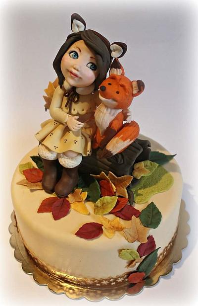 The girl and the fox - Cake by Sabrina Di Clemente